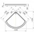 Душевой поддон Радомир 110x110