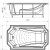 Ванна встраиваемая Радомир Fra Grande Эстелона 190х110