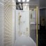 Стенка со стеклянной шторкой на ванну Радомир Валенсия золото стекло прозрачное