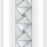 Декоративная вертикальная вставка "Арт-мозаика" на фронтальную панель к ванне ФОНТЕНБЛО, хром ++1 883 ₽