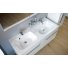 Мебель для ванной Ravak SD Chrome 1200 капучино/белая