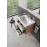 Мебель для ванной Ravak SD Chrome II 800 капучино/белая