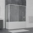 Шторка на ванну RGW Screens SC-82 150x80 стекло шиншилла
