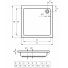 Душевой поддон Riho Saturnus 90x90
