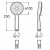 Ручной душ Roca Stella 5B9B03C07