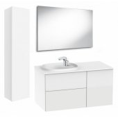 Мебель для ванной Roca Beyond Unik 100 см белый глянец