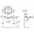 Раковина Roca Gap 3270Y6000