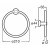 Полотенцедержатель-кольцо Roca Superinox хром