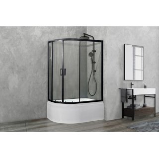 Душевой уголок Royal Bath RB8120BK-T-BL-R 120x80