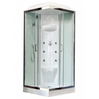 Душевая кабина Royal Bath RB80HP7-WT-CH 80x80