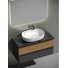 Мебель с раковиной из санфарфора и столешницей из керамогранита Sancos Delta DL100GR 100 см