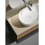 Мебель для ванной с раковиной из санфарфора и столешницей из керамогранита Sancos Delta 100 DL100GR+TT100A2+CN6047