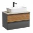 Мебель для ванной со столешницей Sancos Delta 80 DL80GR+TT80A2X+CN5021