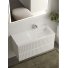 Мебель для ванной Sancos Snob R 100 Bianco правосторонняя