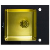 Мойка кухонная Seaman Eco Glass SMG-610B-Gold.B