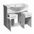 Мебель для ванной Stella Polar Концепт 90 см белая
