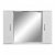 Зеркало со шкафчиком Stella Polar Концепт 105/С белый