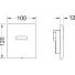 Панель смыва электронная Tece Planus Urinal 230/12 В
