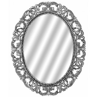 Зеркало овальное Tessoro Isabella TS-102101-S без фацета, серебро