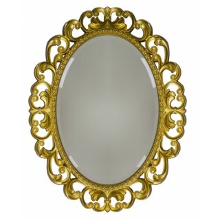 Зеркало овальное Tessoro Isabella TS-107601-G без фацета, золото