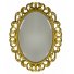 Зеркало овальное Tessoro Isabella TS-10760-G с фацетом, золото