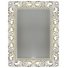 Зеркало прямоугольное Tessoro Isabella TS-1021-W/G с фацетом, белый глянец с золотом ++49 200 ₽
