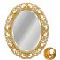 Зеркало овальное Tessoro Isabella TS-10210-G/L с фацетом, золото