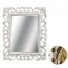 Зеркало прямоугольное Tessoro Isabella TS-1076-W/B с фацетом белый глянец с бронзой ++52 380 ₽