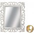 Зеркало прямоугольное Tessoro Isabella TS-1076-W/G с фацетом, белый глянец с золотом