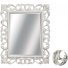 Зеркало прямоугольное Tessoro Isabella TS-1076-W/S с фацетом, белый глянец с серебром ++52 380 ₽