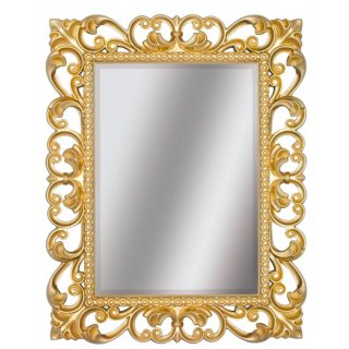 Зеркало прямоугольное Tessoro Isabella TS-2076-750-G/L поталь золото