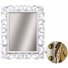 Зеркало прямоугольное Tessoro Isabella TS-2076-750-W/B белый глянец с бронзой