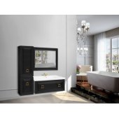 Мебель для ванной Tessoro Adel 100C черная