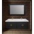 Мебель для ванной Tessoro Adel 125C черная