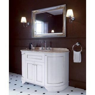 Мебель для ванной Tiffany World York Nuovo белая с серебром с 3 отв