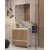 Мебель для ванной Velvex Klaufs 80.2D.1Y напольная белая-шатанэ