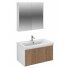 Мебель для ванной Velvex Klaufs 80.1Y подвесная белая-шатанэ