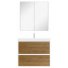Мебель для ванной Velvex Klaufs 90.2Y подвесная белая-шатанэ