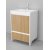 Мебель для ванной Velvex Klaufs 60.2D.1Y напольная белая-шатанэ