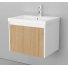 Мебель для ванной Velvex Klaufs 60.1Y подвесная белая-шатанэ