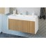 Мебель для ванной Velvex Klaufs 100.1Y подвесная белая-шатанэ