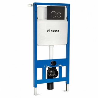 Инсталляция для подвесного унитаза Vincea VIS-601 с черной клавишей