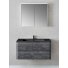 Мебель для ванной Vincea Alba 100 натуральный камень Black