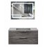 Мебель для ванной Vincea Chiara 2D 100 цвет серый камень Grey