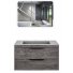 Мебель для ванной Vincea Chiara 2D 80 цвет серый камень Grey