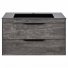 Мебель для ванной Vincea Chiara 2D 80 цвет серый камень Black