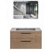 Мебель для ванной Vincea Chiara 2D 80 цвет натуральный дуб Grey