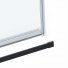 Душевой уголок Vincea Como Soft VSR-1CS 140x80х195 см, стекло 8 мм, черный профиль