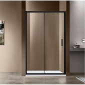 Душевая дверь Vincea Garda VDS-1G 125 см, черный профиль