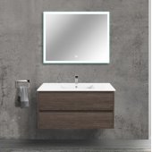 Мебель для ванной Vincea Gio 100 темный дуб